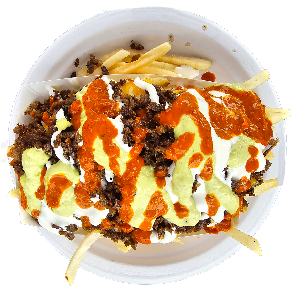 Bestcoast-Tacos-in-Evansville-IN-Carne-Asada-with-fries-with-plate-8